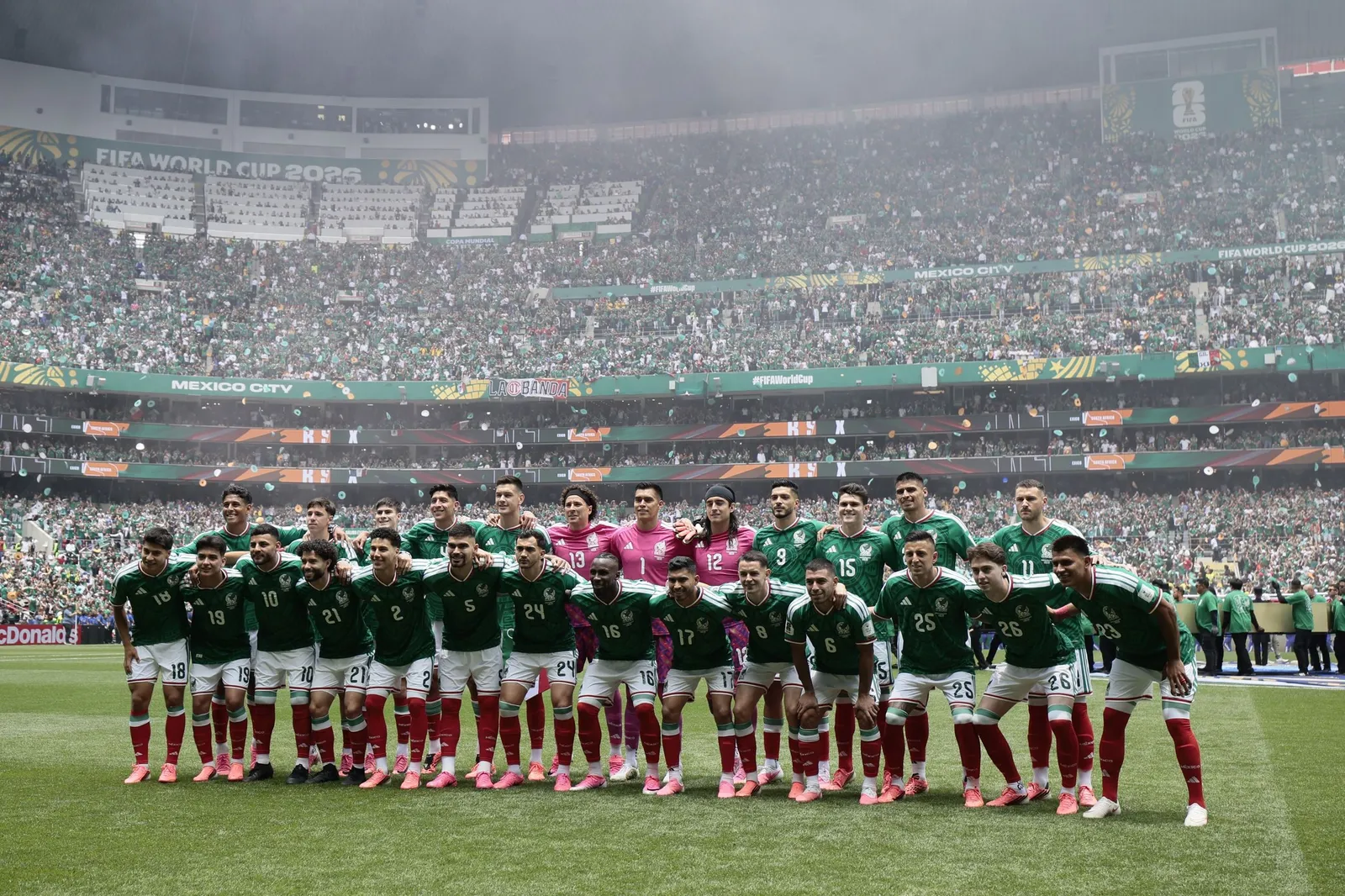 Alineación oficial del debut de la selección mexicana en el mundial 2026.
